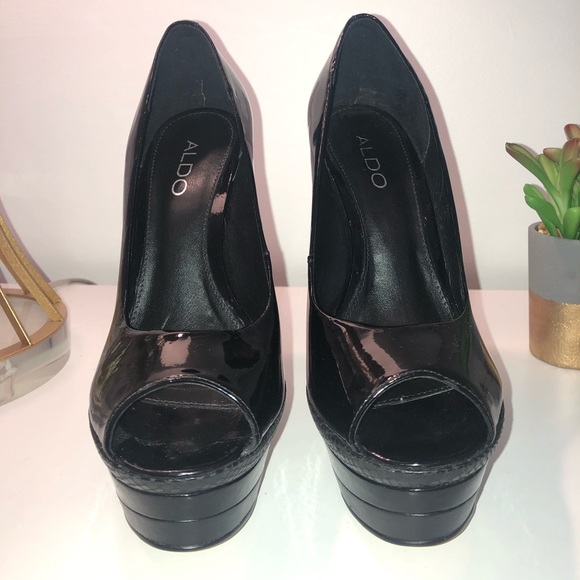 Black - Open Toe - High Heel - Picture 3 of 5